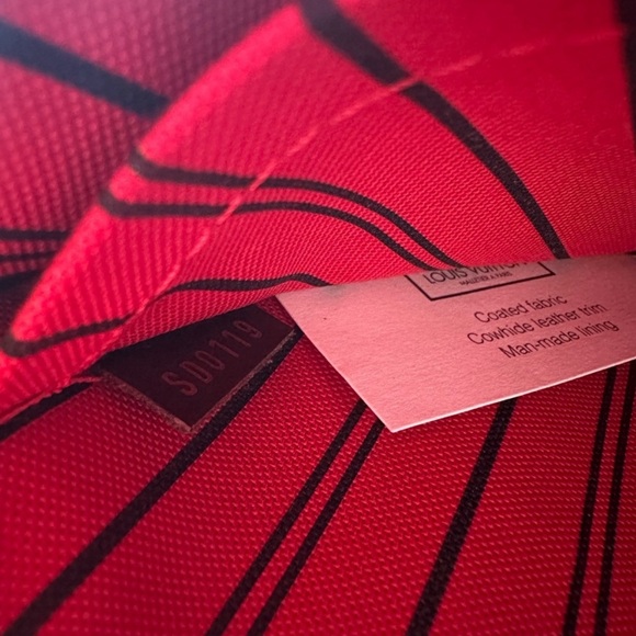 💯 Authentic Louis Vuitton Damier Ebene Neverfull Pochette Wristlet - Picture 11 of 12